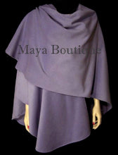 Cashmere Cape Ruana Coat Wrap Lavender Maya Matazaro Usa Made New
