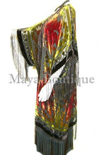 Tye Dyed Kimono Opera Coat Silk Burnout Velvet Chocolate Multi Maya Matazaro