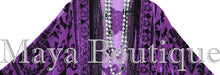 Dark Purple Fringe Jacket Silk Burnout Velvet Kimono Short Flapper Maya Boutique