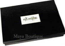 White Chiffon Silk Scarf Wrap Sash Satin Border Maya Matazaro & Gift Box