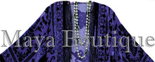 Navy Blue Silk Burnout Velvet Jacket Kimono Bolero Blazer Maya Matazaro